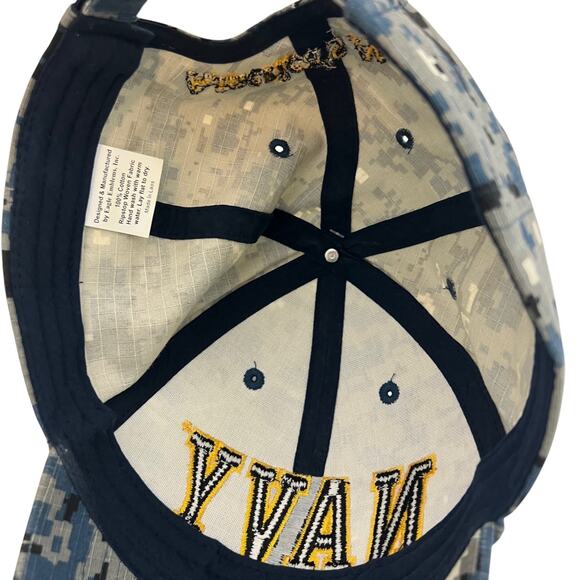 U.S. Navy Digital Camo Hat Adjustable America's Navy Ripstop Cotton Cap - Picture 6 of 7